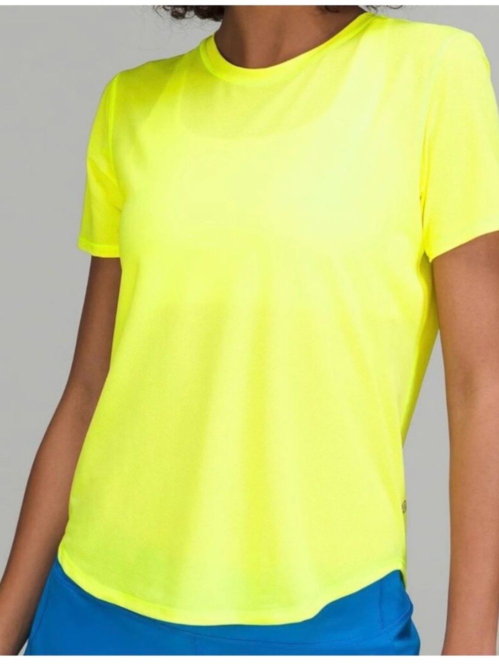 lululemon High Neck Running & Training Flawed. Pull on Front/Back Yellow size 12